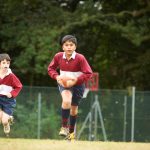children playing sports rugby