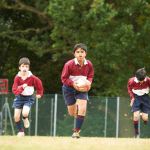 children playing sports rugby
