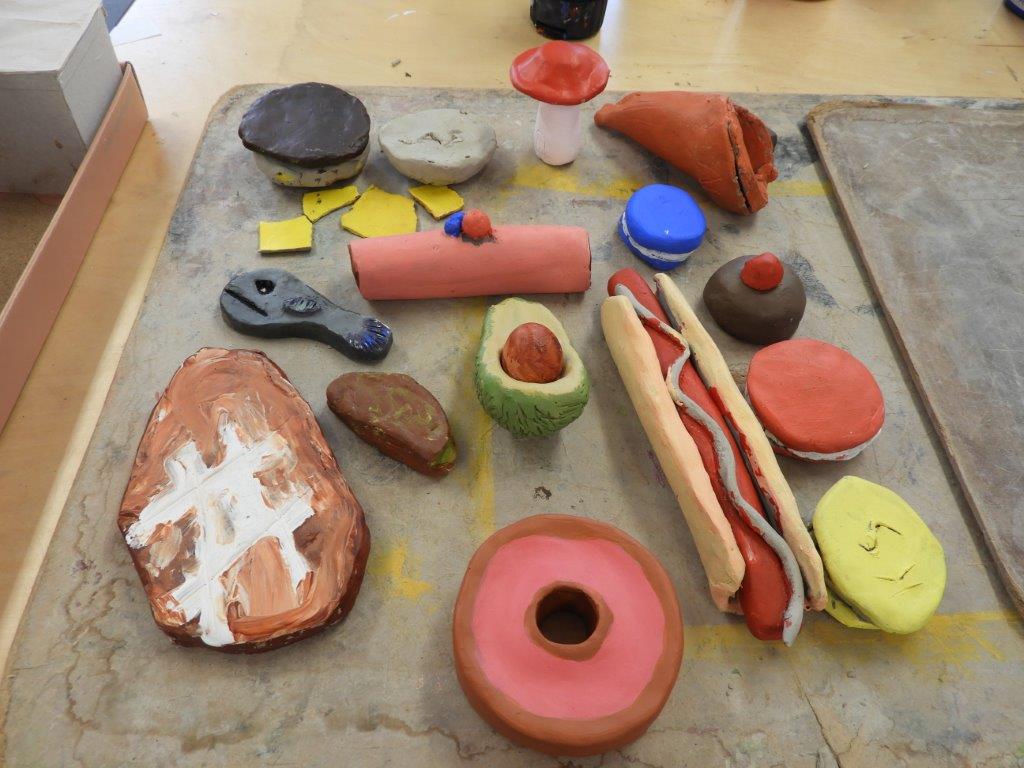 clay art pieces